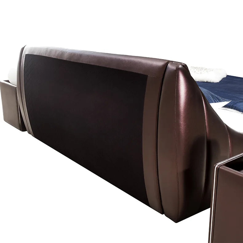Modern Soft Bed bedroom fruniture leather soft 1.8 kingsize bed factory