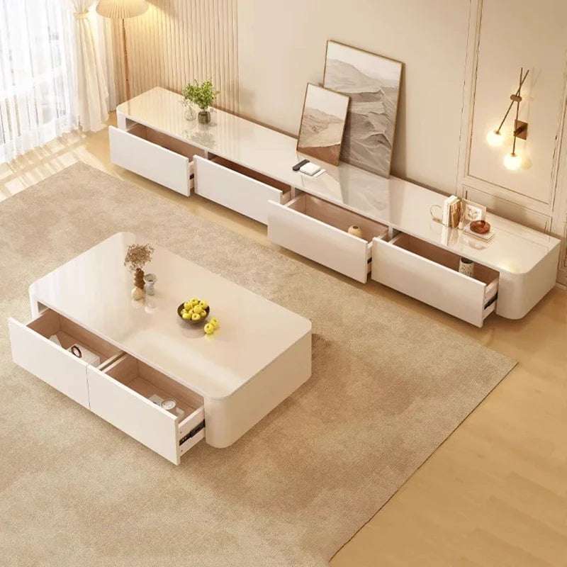 Modern Center Mueble Tv Stand Living Room Entertainment Console Monitor Stand Cabinet Armoires De Classement Salon Furnitures