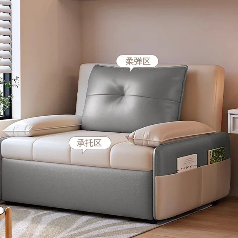 Folding Sofa Bed Dual Purpose Living Room Designer Sofa Minimalist Cinema Full Luxury Divano Soggiorno Home Decoration