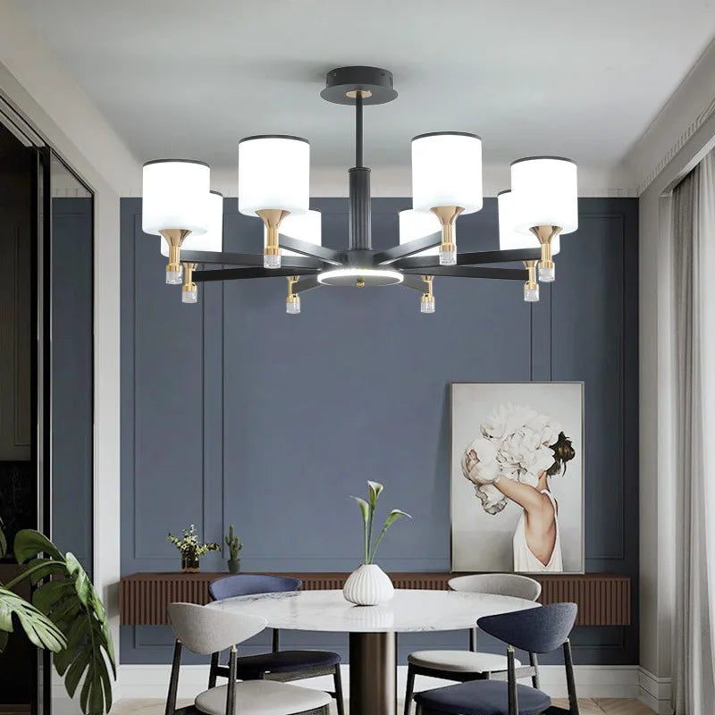 New Style Living Room Chandelier Modern Simple Light Luxury Atmosphere Home Bedroom Restaurant Nordic Set Lamp