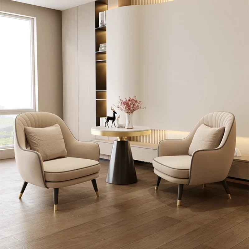 Makeup Luxury Lazy Dresser Chair Single Sofa Sectional Modern Living Room Chair Leisure Accent Chaises De Salon Home Furniture