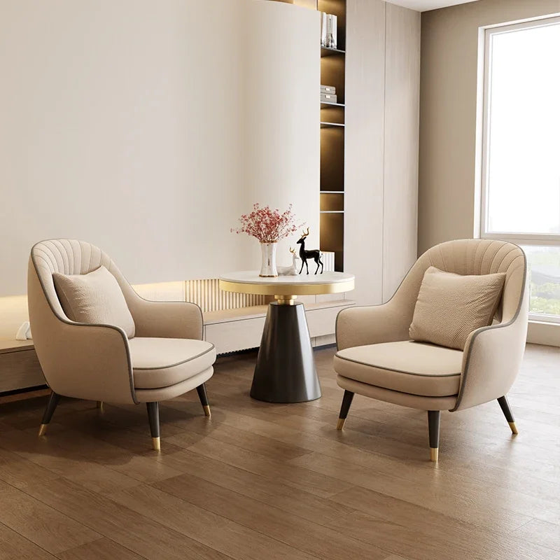 Makeup Luxury Lazy Dresser Chair Single Sofa Sectional Modern Living Room Chair Leisure Accent Chaises De Salon Home Furniture