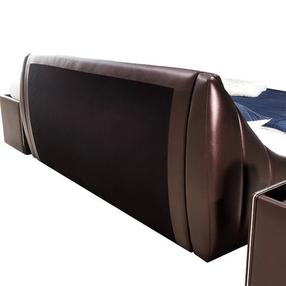 Modern Soft Bed bedroom fruniture leather soft 1.8 kingsize bed factory
