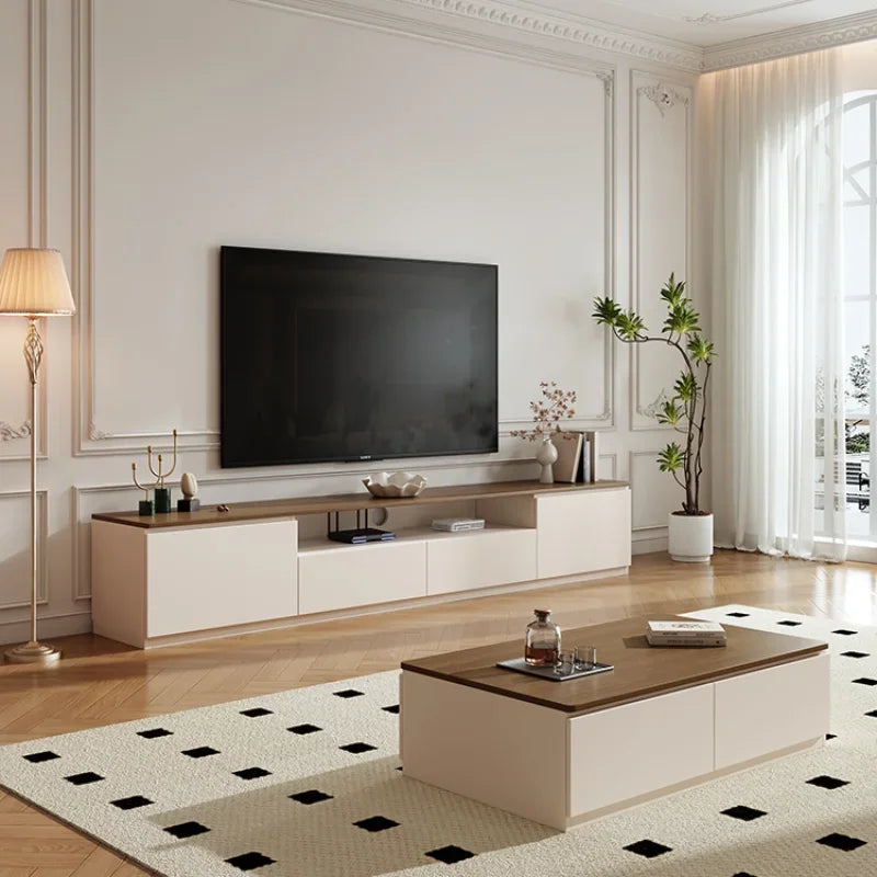 Modern Pedestal Wood Tv Stand Unit Entertainment Center Monitor Mesa De Home Television Cabinet Living Room Mueble Furniture