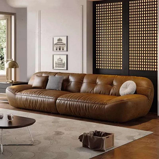 Leather Living Room Sofas Modern European Luxury Design Sofa Living Room Sectional Sofa Sala De Estar De Luxo Room Decor