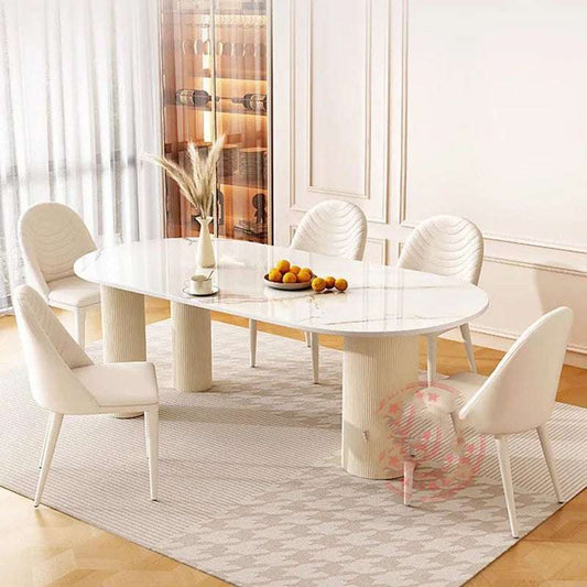 Marble Simple Dining Table Nordic Luxury Modern Living Room Dining Table Italian Style Mesa De Comedor Garden Furniture Sets