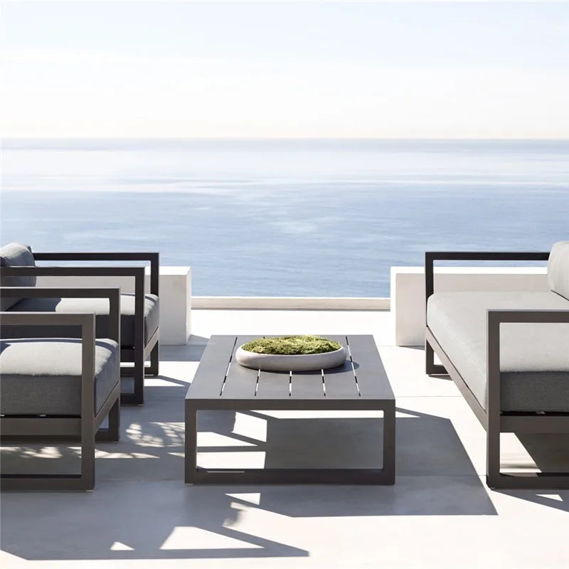 Modern Sofa Couch Outdoor Terraces Sofas Bed Balcony Furniture Chair Complete Garden Lounge Person Sets High Quality Backyard