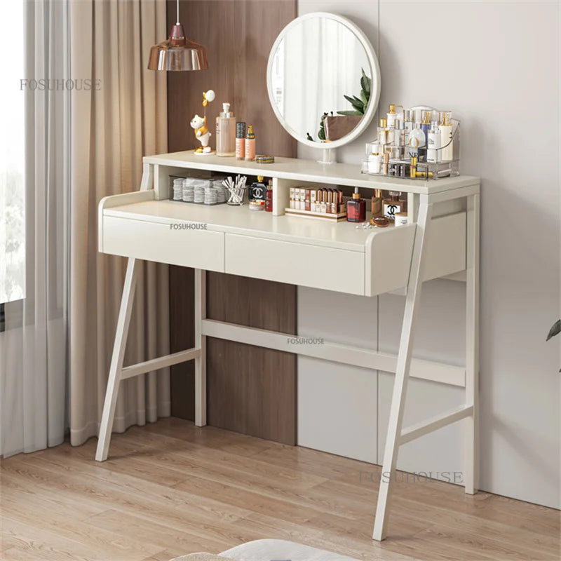 Modern Vanity Table with Drawers Bedroom Set Home Luxury Makeup Dressing Table Makeup Vanity Table with Mirror Bv