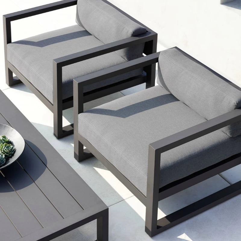 Modern Sofa Couch Outdoor Terraces Sofas Bed Balcony Furniture Chair Complete Garden Lounge Person Sets High Quality Backyard