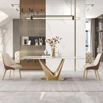 Balcony Slate Dining Table Light Luxury Modern Minimalist High-end Console Creative Household Small Apartment Rectangular Table