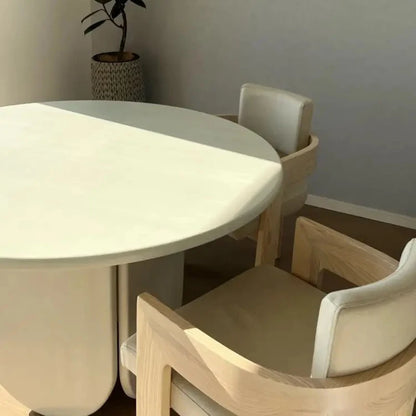 Nordic Light Luxury Solid Wood Dining Chair Handrail Backrest Desk Designer Lounge Accent Sedie Sala Da Pranzo Home Furniture