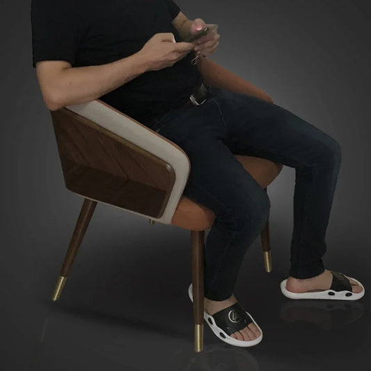 Designer Kitchen Dining Chair Mid Century Modern Nordic Dining Chair Luxury Party Chaises Salle Manger Home Furniture RR50DC