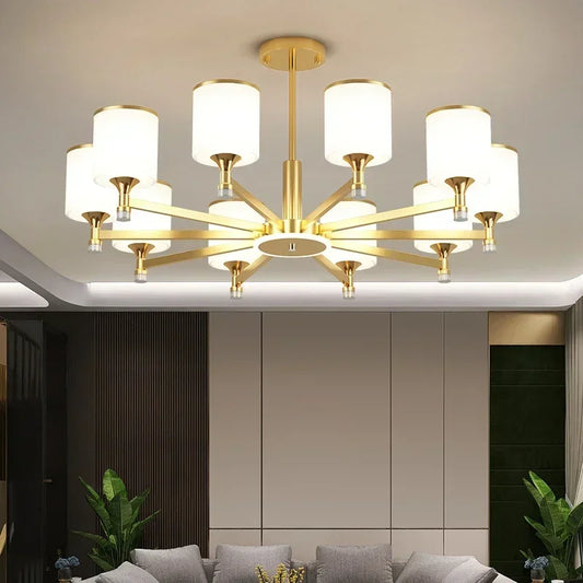 New Style Living Room Chandelier Modern Simple Light Luxury Atmosphere Home Bedroom Restaurant Nordic Set Lamp