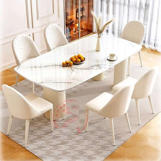 Marble Simple Dining Table Nordic Luxury Modern Living Room Dining Table Italian Style Mesa De Comedor Garden Furniture Sets