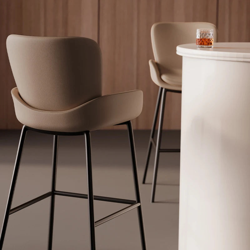 European Modern Bar Chairs Stylish Restaurant Metal Waiting Bar Stools Dining Garden Banqueta Alta Para Cozinha Home Furniture