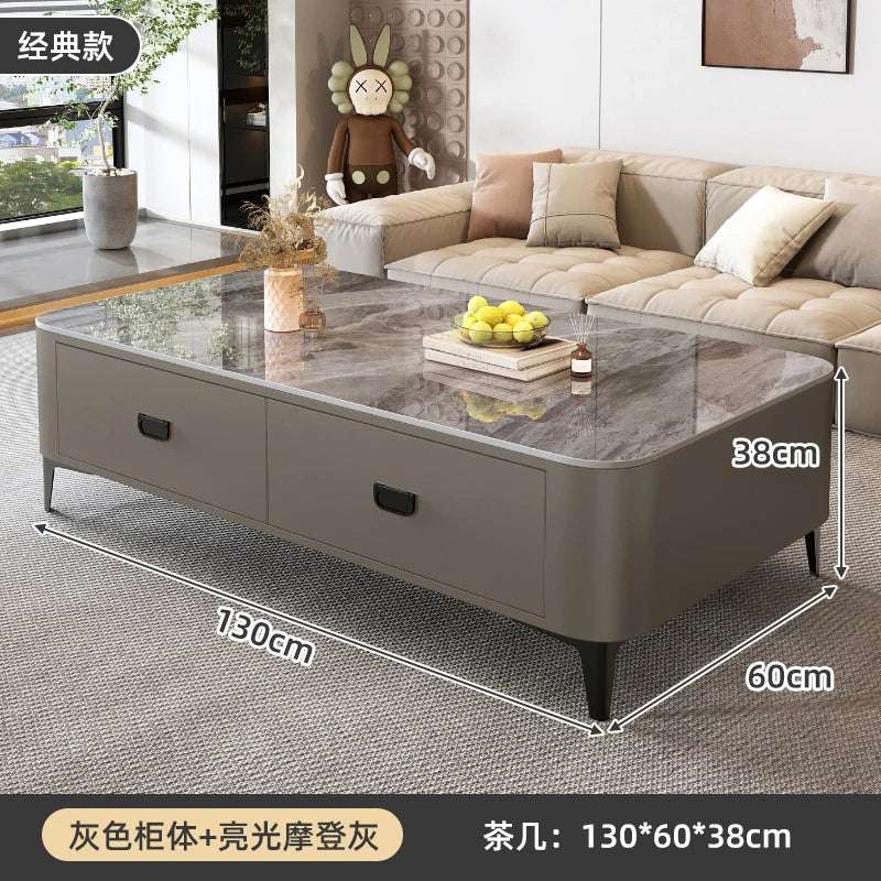 Mobile Minimalist Coffee Table Modern Elegant Nordic Luxury Modern Living Room Table Design Mesa De Centro Home Furnitures