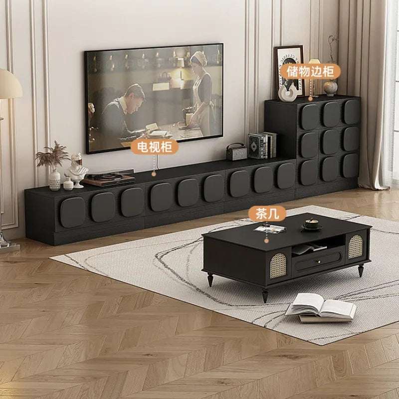 Home Furniture Television Cabinet Entertainment Center Luxury Tv Stand Wood Modern Cradle Table Unit Mesa De Pedestal Mueble