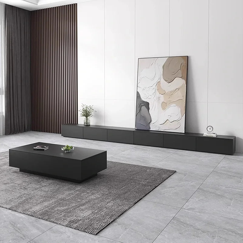 Floating Tv Furniture Entertainment Center Storage Pedestal Stand Complete Living Muebles Para Casa Movable Display Salon SJH