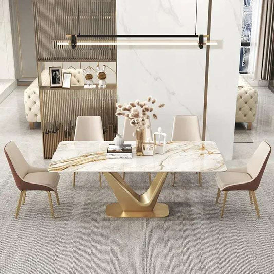 Balcony Slate Dining Table Light Luxury Modern Minimalist High-end Console Creative Household Small Apartment Rectangular Table