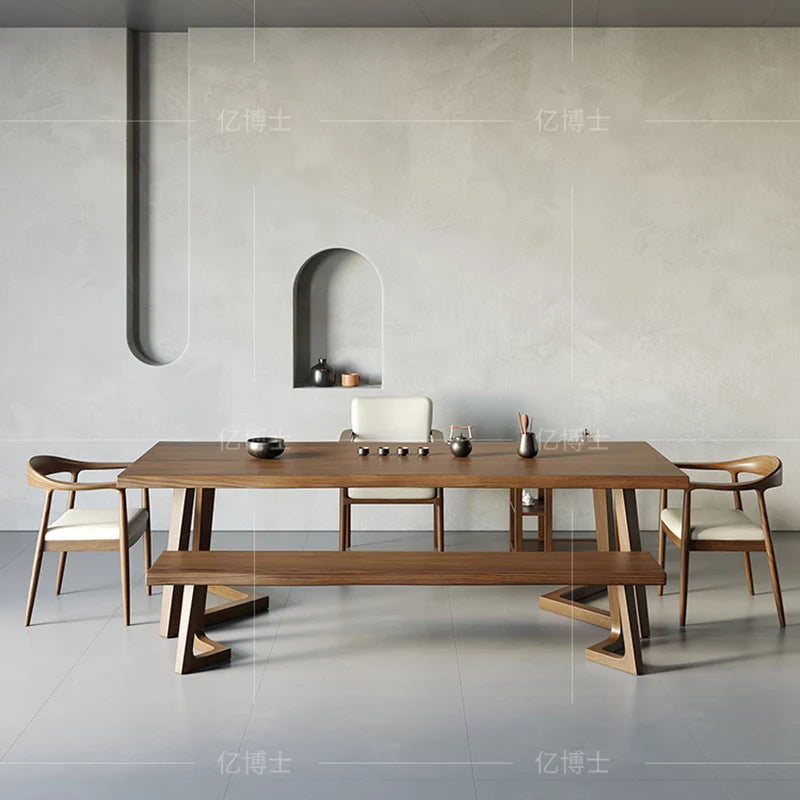Lounge Dining Room Sets Modern Large Luxury Complete Wooden Kitchen Table Chairs Set Juegos De Comedor Livingroom Furniture