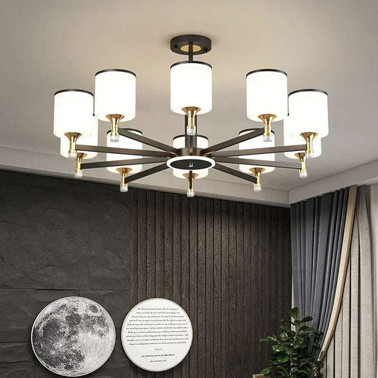 New Style Living Room Chandelier Modern Simple Light Luxury Atmosphere Home Bedroom Restaurant Nordic Set Lamp