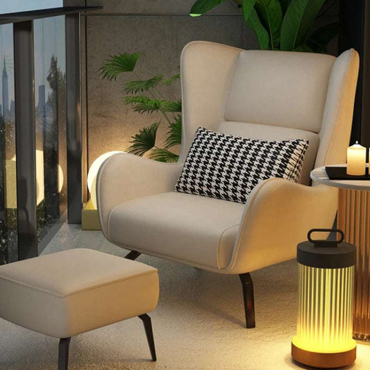 Relax Luxury Modern Chair Leather Accent Small Reading Lounge Armchair Chair Living Room Nordic Muebles De Sala Home Furniture