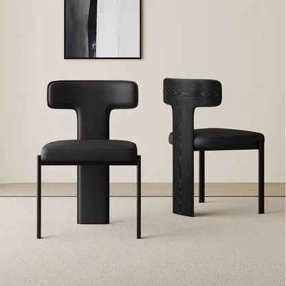 Unique Dining Chairs Metal Design Luxury Soft Comfort Design Lounge Chair Luxury Wood Muebles Para El Hogar Dining Furniture