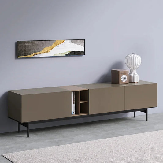 Monitor Stand Living Room Tv Table Luxury Pedestal Cabinet Television Tables Supports Wood Entertainment Center Home Furniture