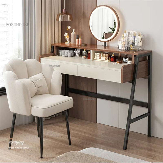 Modern Vanity Table with Drawers Bedroom Set Home Luxury Makeup Dressing Table Makeup Vanity Table with Mirror Bv