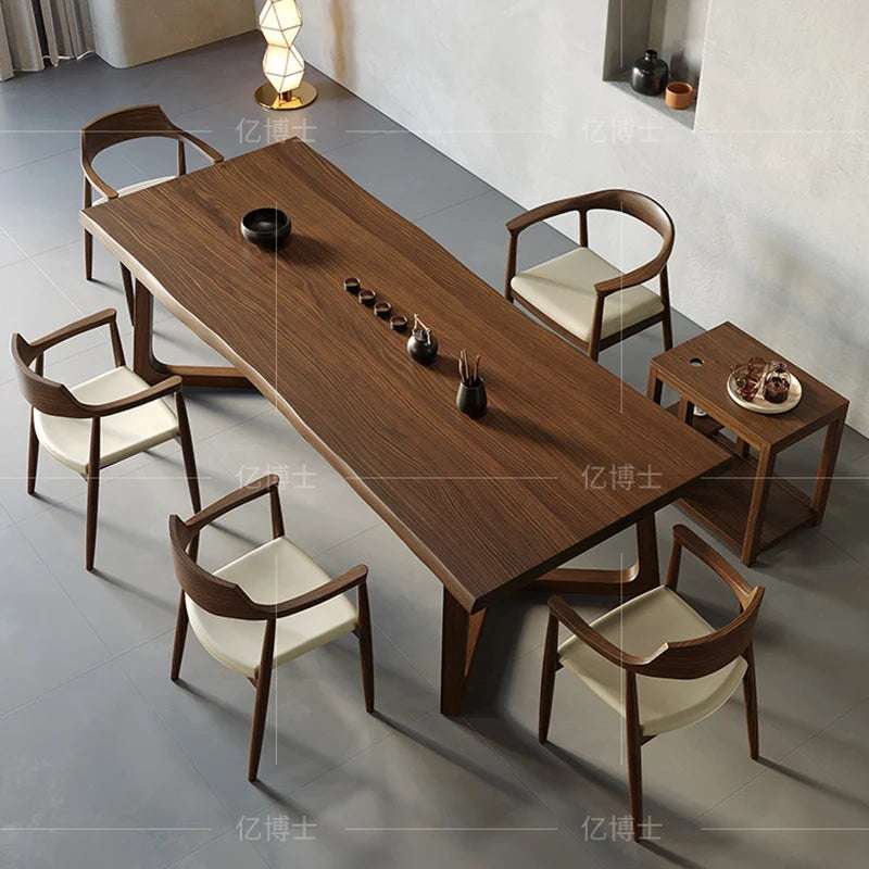 Lounge Dining Room Sets Modern Large Luxury Complete Wooden Kitchen Table Chairs Set Juegos De Comedor Livingroom Furniture