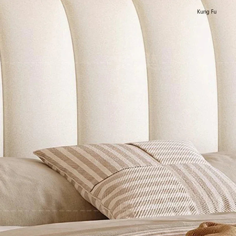 White Safe Luxury Beds Modern Leather Storage Living Room Double Beds Minimalist Nordic Light Luxury Furnitures for Bedroom